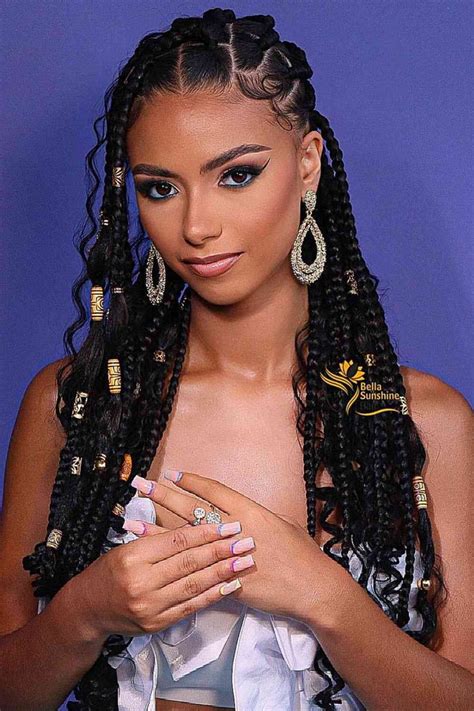 21 Ways to Slay Jumbo Box Braids Like a Queen